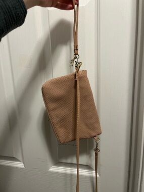 Women's Convertible Crossbody Wristlet - Tan